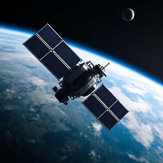 A communication satellite