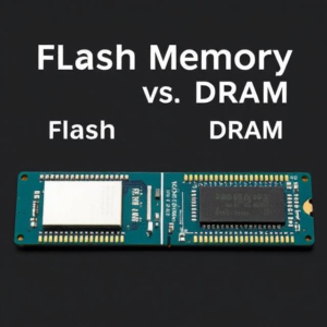 Flash Memory vs. DRAM: Explanation
