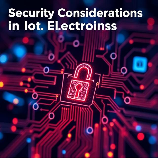 Security Considerations in IoT Electronics