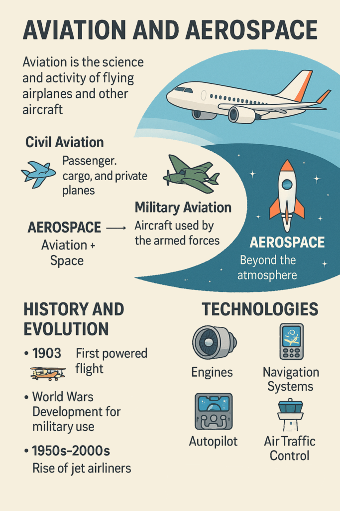 Aviation & Aerospace Explained: History, Technology, and the Future