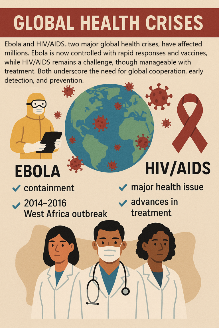 Health Crises Ebola and HIV AIDS