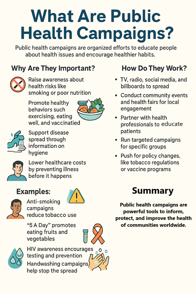 The Power of Public Health Campaigns in Preventing Disease