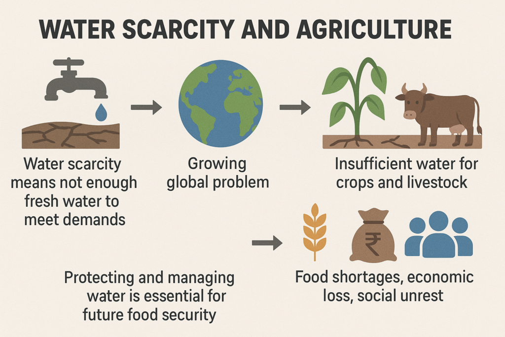 Water Scarcity: A Major Challenge for Sustainable Agriculture