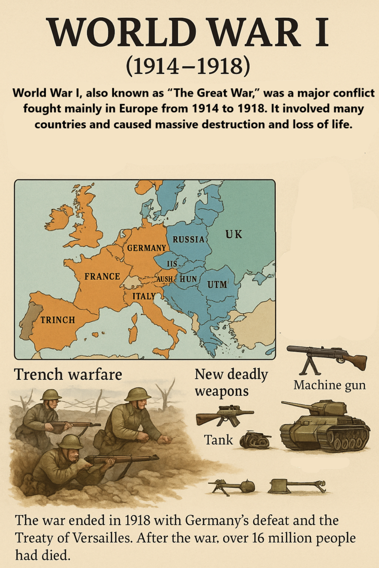 World War I (1914-1918)