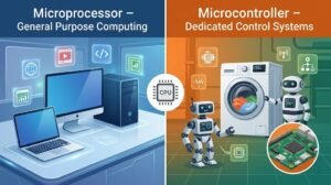 Difference Between Microprocessor and Microcontroller