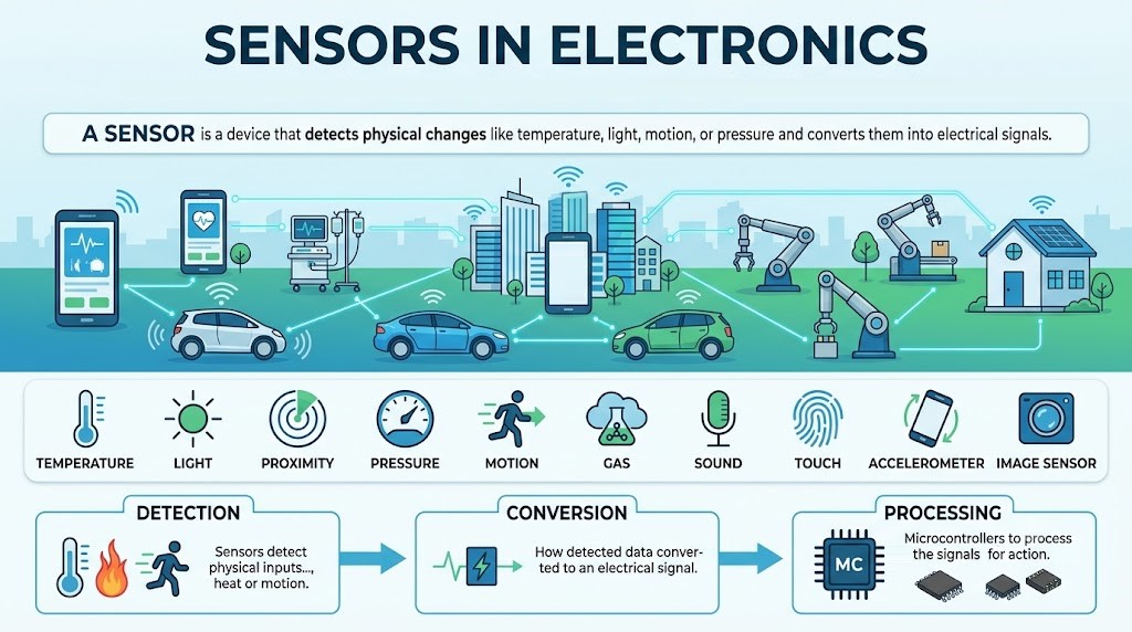 Types of Sensors Used in Electronics