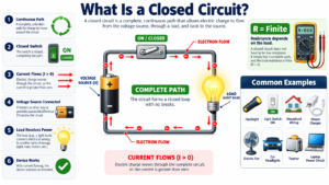 What Is a Closed Circuit? Meaning, Examples, and Diagrams