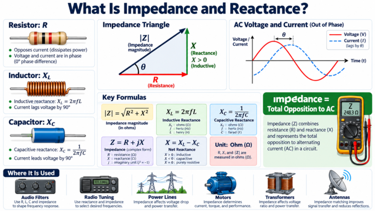 What Is Impedance and Reactance? Formulas and Examples