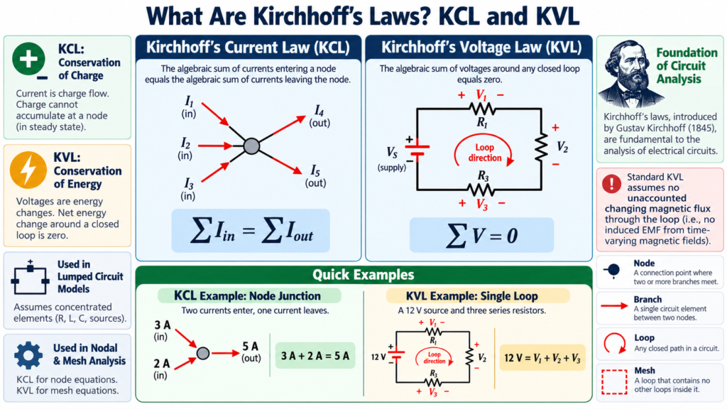 What Are Kirchhoff’s Laws? KCL and KVL Explained