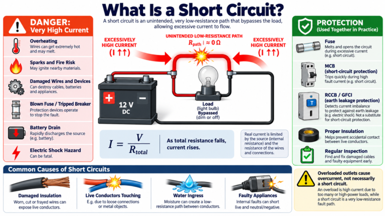 What Is a Short Circuit? Causes, Effects, and Protection